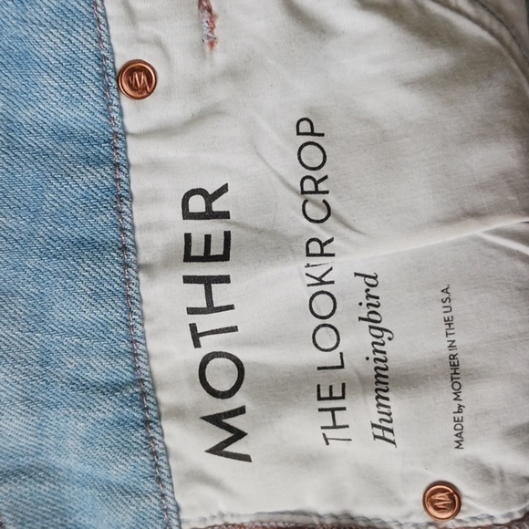 MOTHER The Looker Crop Light Blue, Size 30 - Picture 8 of 10